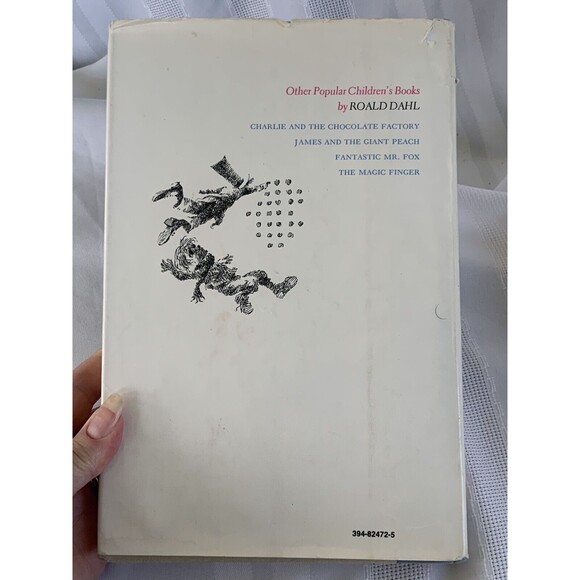 Roald Dahl  Charlie and the great glass elevator HBDJ  1st edition 1st printing - Picture 7 of 7